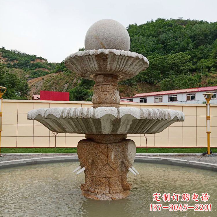 青海中式喷泉石雕