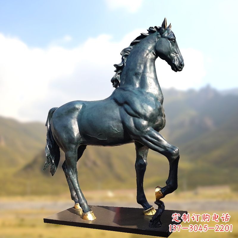 青海铸铜马铜雕塑