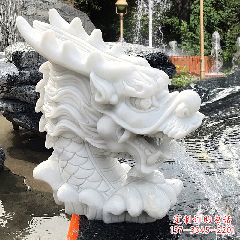 青海自然石石雕流水喷泉
